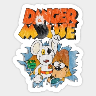 Vintage Danger Mouse Sticker
